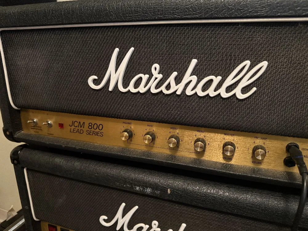 Marshall JCM 800 2203 amp capture with a Tube Screamer